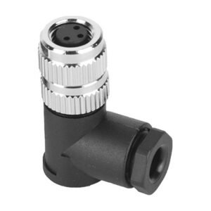 MR-M8-OC-10 - M8 Female Cable Assembly Solder Type Field Wireable Right Angle Waterproof Connector