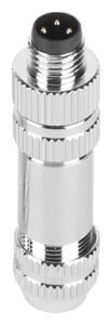 M8 3 4Pin A Coded Male Cable Assembly Type Screw Joint Waterproof Connector Metal Shieled MR-M8-OC-11