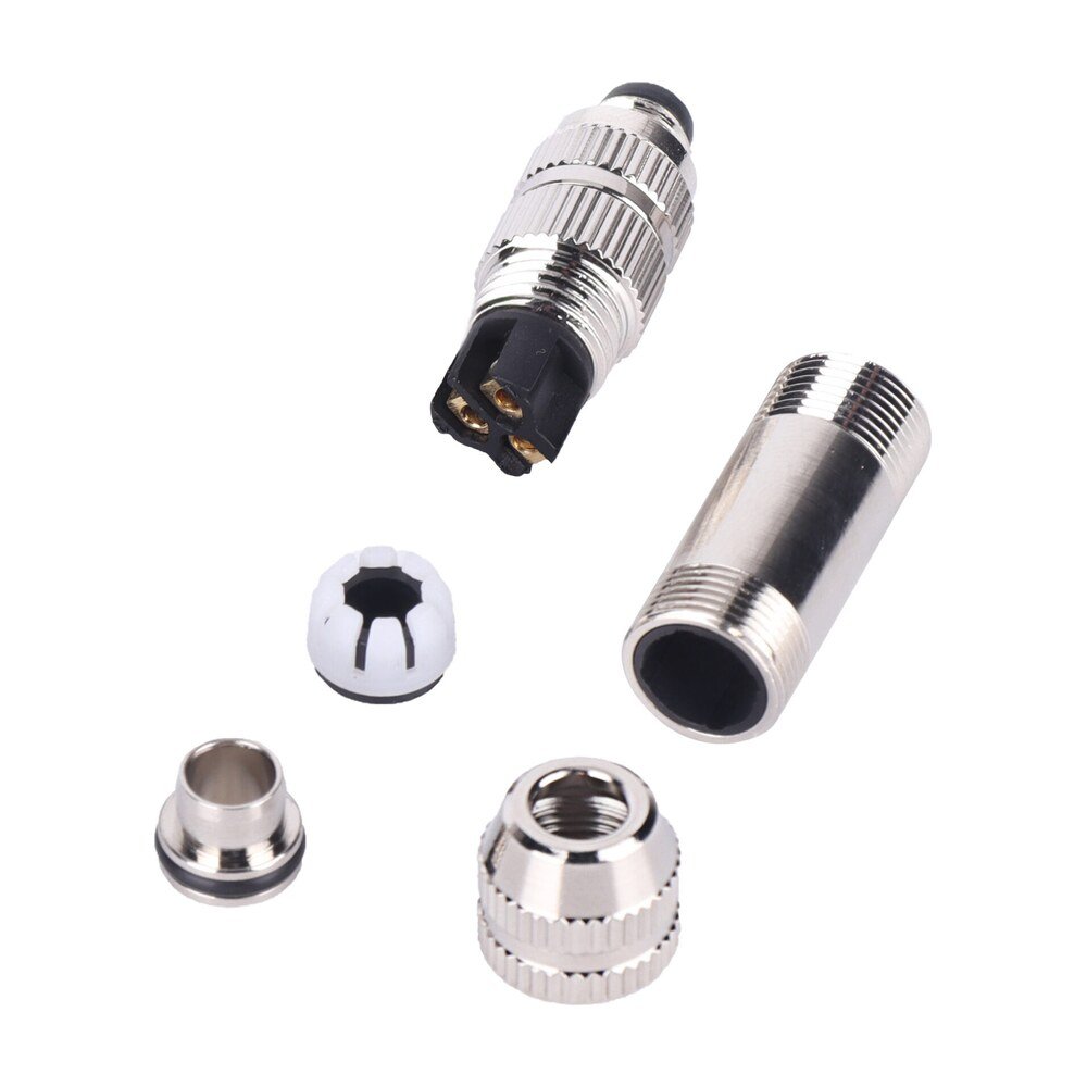M8 3 4Pin A Coded Male Cable Assembly Type Screw Joint Waterproof Connector Metal Shieled MR-M8-OC-11