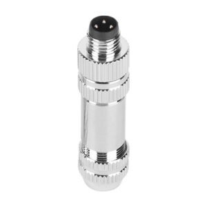 MR-M8-OC-11 - M8 3 4Pin A Coded Male Cable Assembly Type Screw Joint Waterproof Connector Metal Shieled
