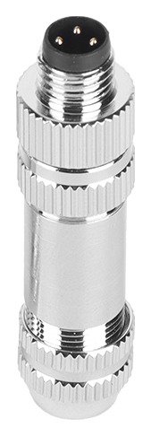 M8 3 4Pin A Coded Male Cable Assembly Type Screw Joint Waterproof Connector Metal Shieled MR-M8-OC-11