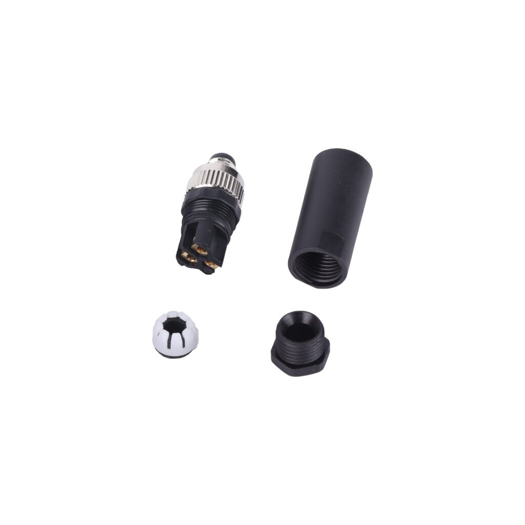 M8 3 4Pin A Coded Male Cable Assembly Type Screw Joint Waterproof Connector MR-M8-OC-12