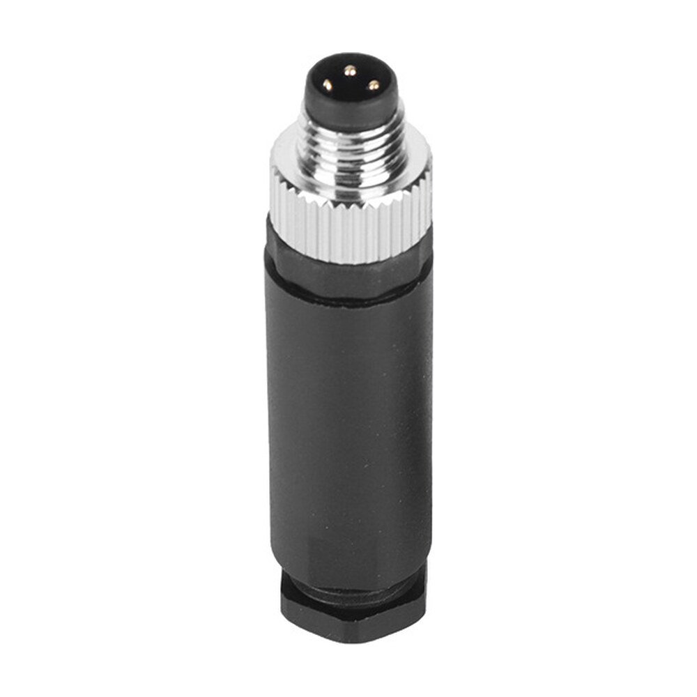 M8 3 4Pin A Coded Male Cable Assembly Type Screw Joint Waterproof Connector MR-M8-OC-12