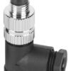 M8 3 4Pin A Coded Male Cable Assembly Type Screw Joint Right Angle Waterproof Connector MR-M8-OC-13