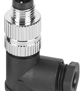 M8 3 4Pin A Coded Male Cable Assembly Type Screw Joint Right Angle Waterproof Connector MR-M8-OC-13