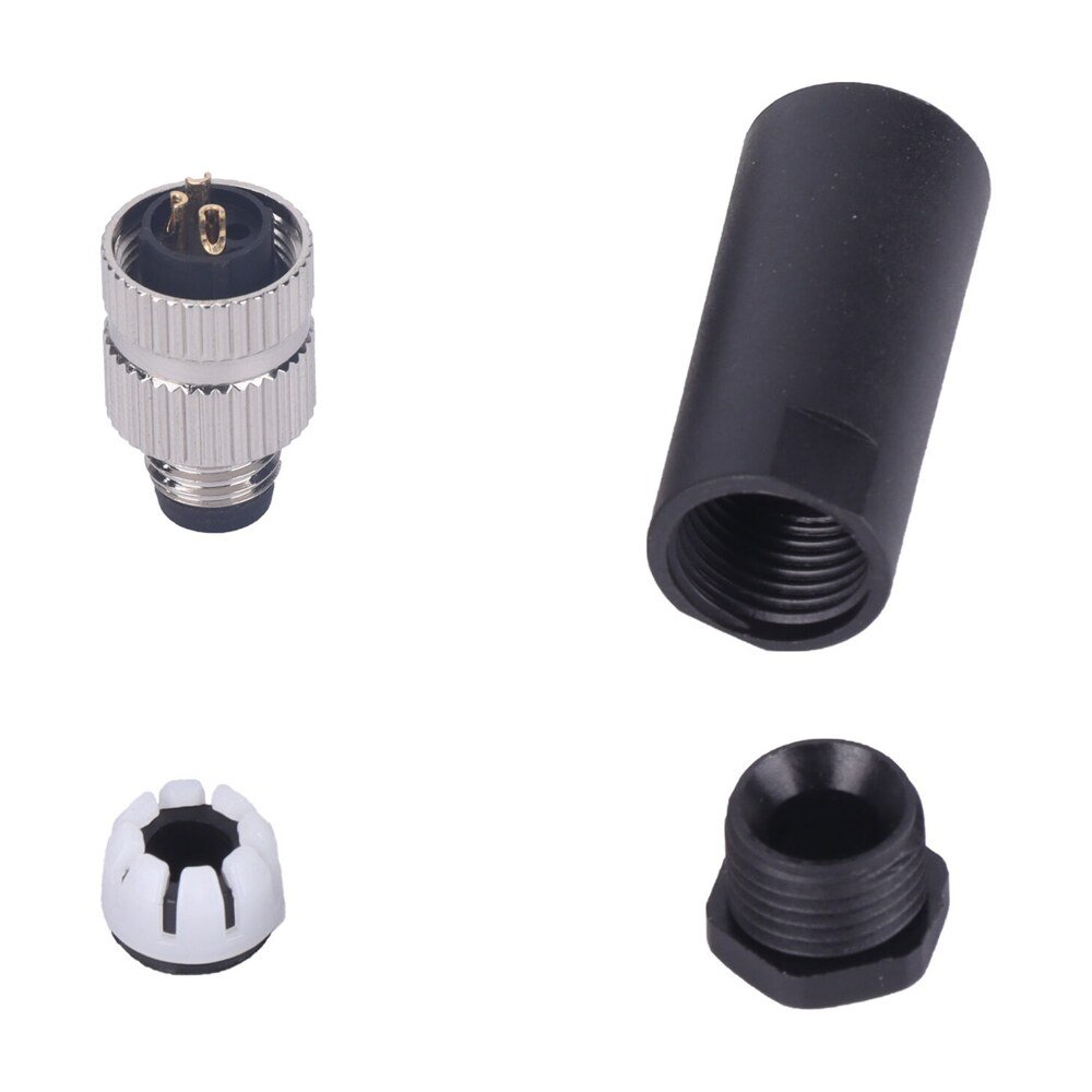 M8 Male Cable Assembly Solder Type Field Wireable Waterproof Connector MR-M8-OC-15