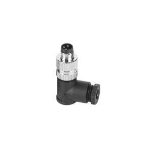 M8 Male Cable Assembly Solder Type Field Wireable Right Angle Waterproof Connector MR-M8-OC-16