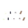 M8 Cable Female Molded A Coded Waterproof Electrical Connector Straight Shielded MR-M8-OC-17
