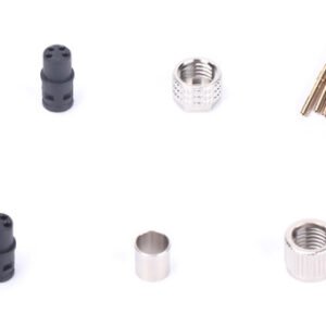 M8 Cable Female Molded A Coded Waterproof Electrical Connector Straight Shielded MR-M8-OC-17-RL