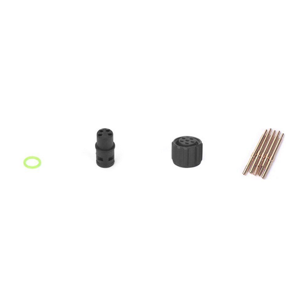 M8 Cable Female Molded Waterproof Electrical Connector Right Angle With Plastic Nut MR-M8-OC-19-RL