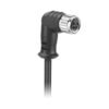 M8 Cable Female Molded A Coded Waterproof Electrical Connector Right Angle Shielded MR-M8-OC-20