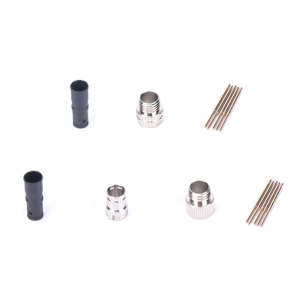 M8 Cable Male Molded Waterproof Electrical Connector Straight Shielded MR-M8-OC-21-RL