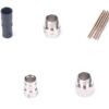 M8 Cable Male Molded Waterproof Electrical Connector Straight Shielded MR-M8-OC-21-RL