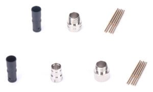 MR-M8-OC-21-RL - M8 Cable Male Molded Waterproof Electrical Connector Straight Shielded