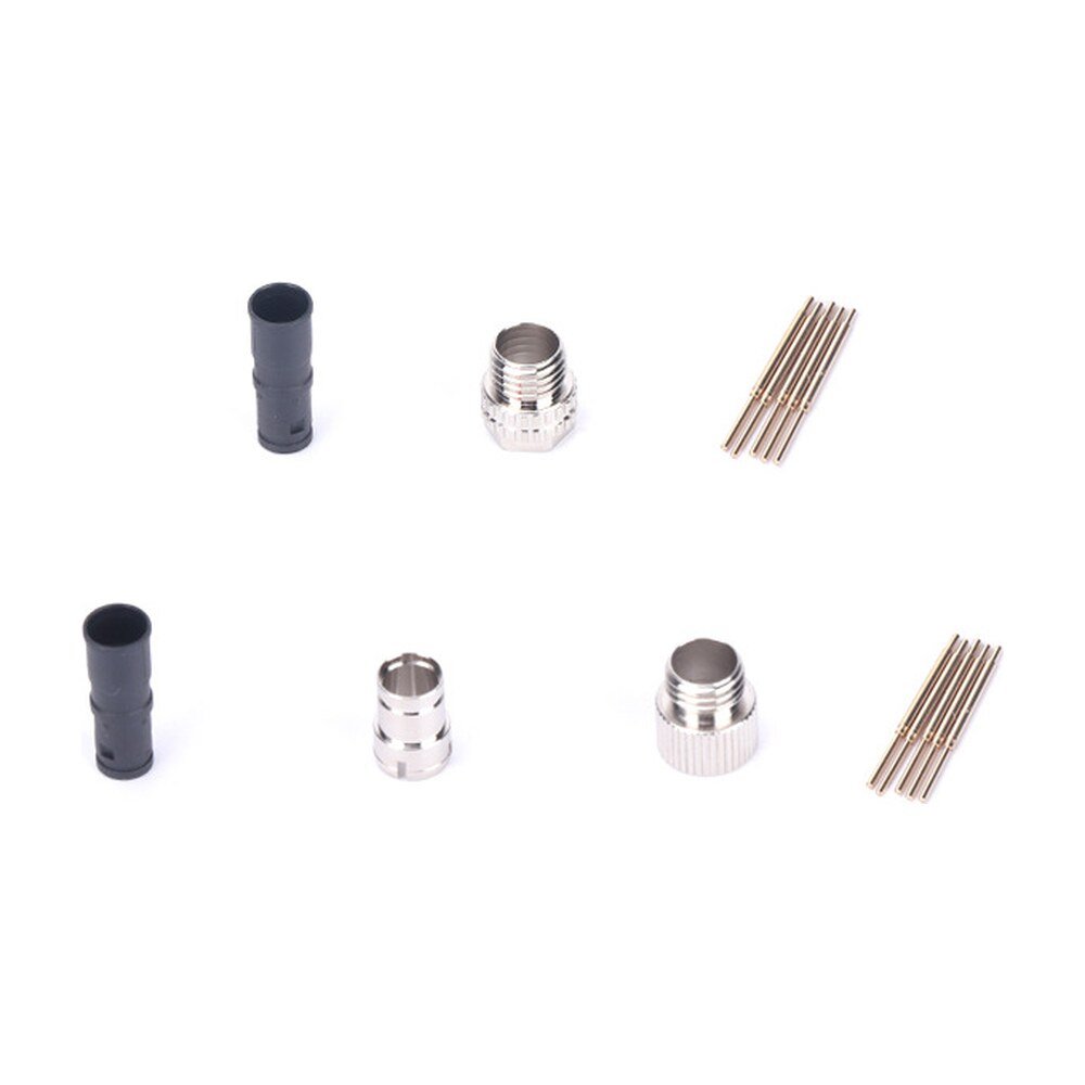 M8 Cable Male Molded Waterproof Electrical Connector Straight Shielded MR-M8-OC-21-RL