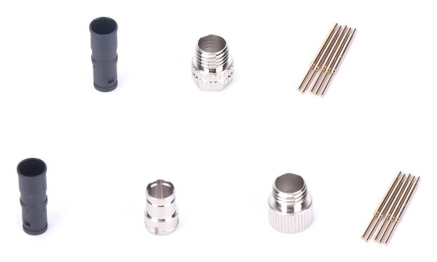 M8 Cable Male Molded Waterproof Electrical Connector Straight Shielded MR-M8-OC-21-RL