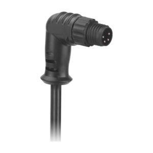 M8 Cable Male Molded Waterproof Electrical Connector Right Angle Plastic Screw MR-M8-OC-22-RL