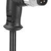 M8 Cable Male Molded Waterproof Electrical Connector Right Angle Shielded MR-M8-OC-23-RL