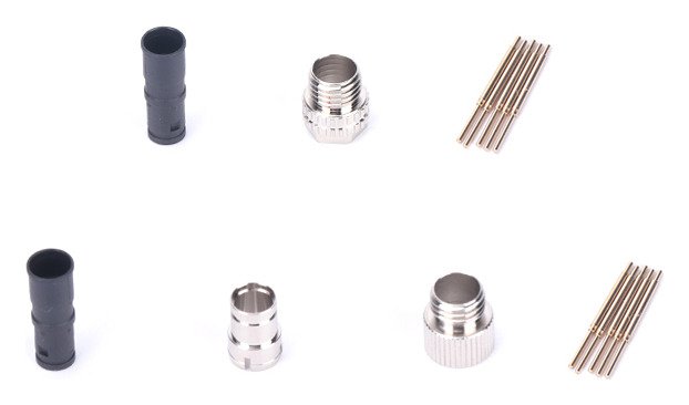 M8 Cable Male Molded Waterproof Electrical Connector Right Angle Shielded MR-M8-OC-23-RL