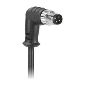 M8 Cable Male Molded Waterproof Electrical Connector Right Angle Shielded MR-M8-OC-23-RL