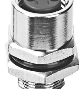 M8 Female Panel Mount Rear Fastened PCB Type Waterproof Socket MR-M8-PM-03