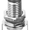 M8 Male Panel Mount Front Fastened PCB Waterproof Electronic Receptacle With Shield MR-M8-PM-04