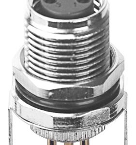 M8 Female Panel Mount Front Fastened PCB Waterproof Electrical Receptacle With Shield MR-M8-PM-07