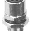 M8 Female B Coded Panel Mount Rear Fastened Waterproof Eletrical Plug MR-M8-PM-13