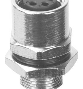 M8 Female B Coded Panel Mount Rear Fastened Waterproof Eletrical Plug MR-M8-PM-13