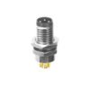 M8 Male Panel Mount Front Fastened Solder Type Waterproof electronic Plug MR-M8-PM-15