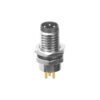 M8 Male Panel Mount Front Fastened PCB Type Waterproof electronic Plug MR-M8-PM-16