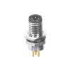 M8 Male Panel Mount Rear Fastened Waterproof Electronic Connector MR-M8-PM-18