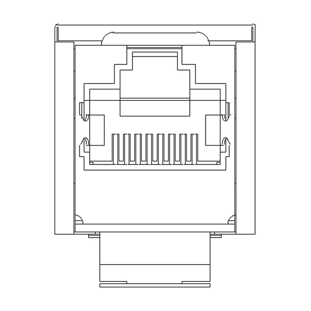 MR-NET-07 Keystone Jack, Shielded
