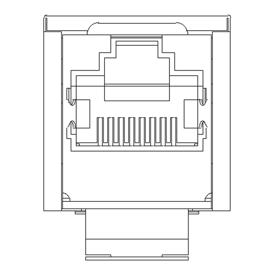 MR-NET-07 Keystone Jack, Shielded