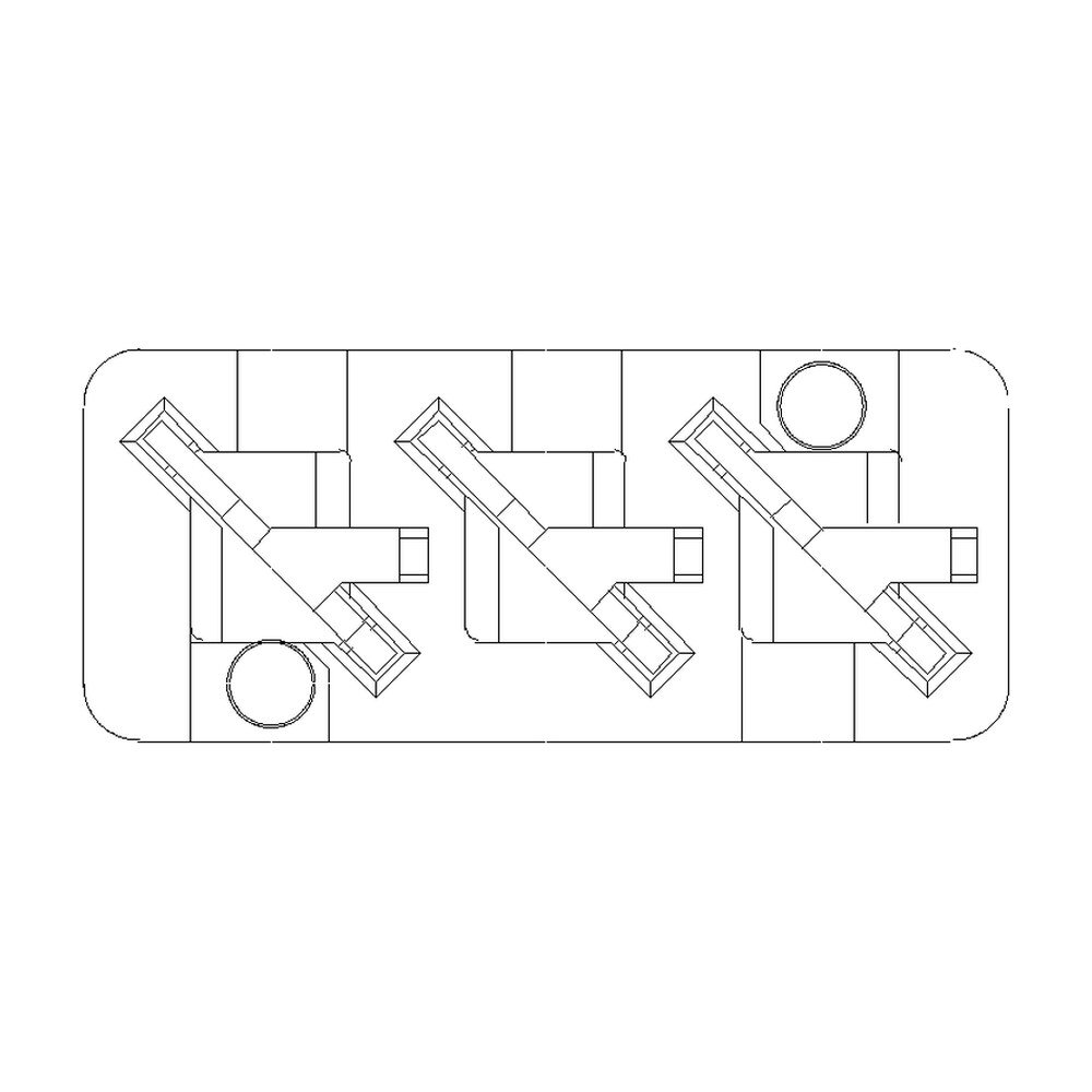 MR-NET-31-A(3,5.08) IDC Terminal Block, 3 Pole, 5.08 mm Pitch