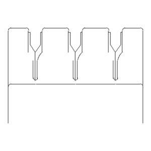 MR-NET-31-A IDC Terminal Block, 3 Pole, 5.08 mm Pitch