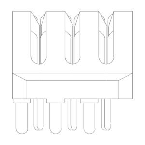 MR-NET-31-B-3-3.81 front view