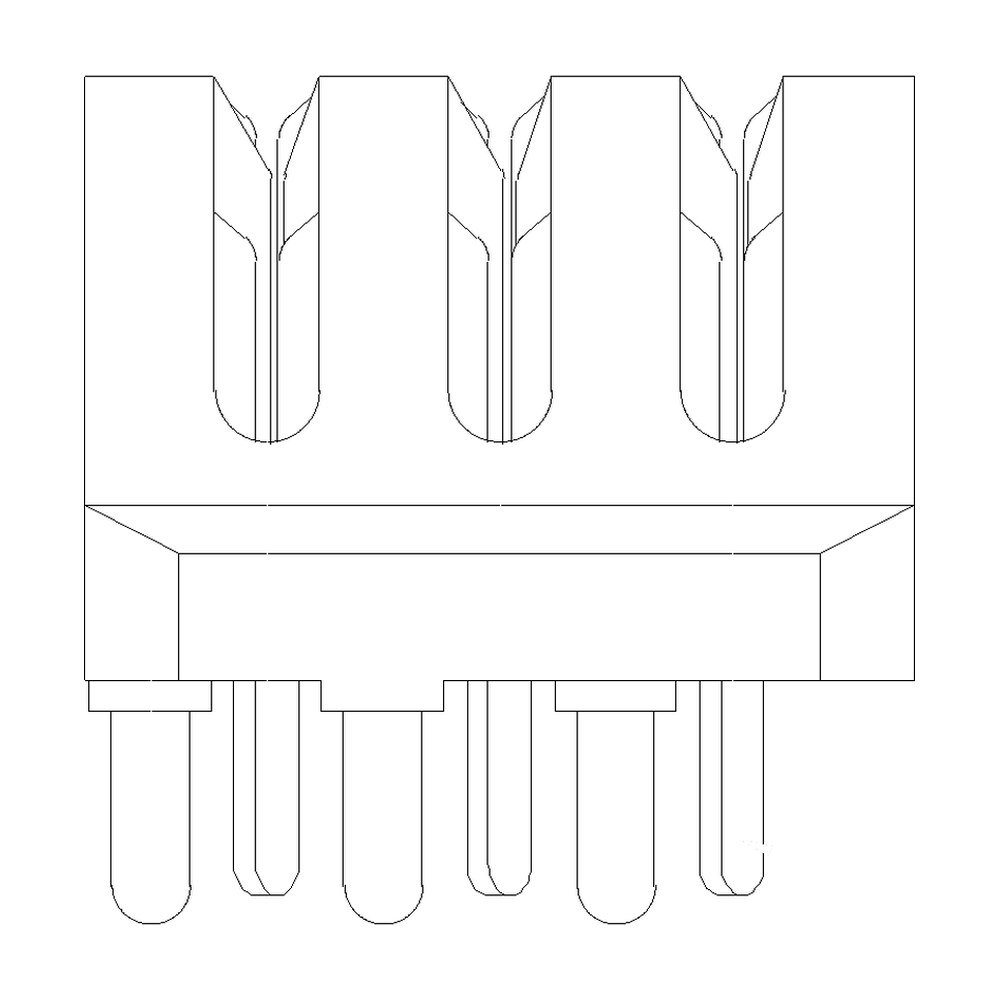 MR-NET-31-B(3,3.81) IDC Terminal Block, 3 Pole, 3.81 mm Pitch