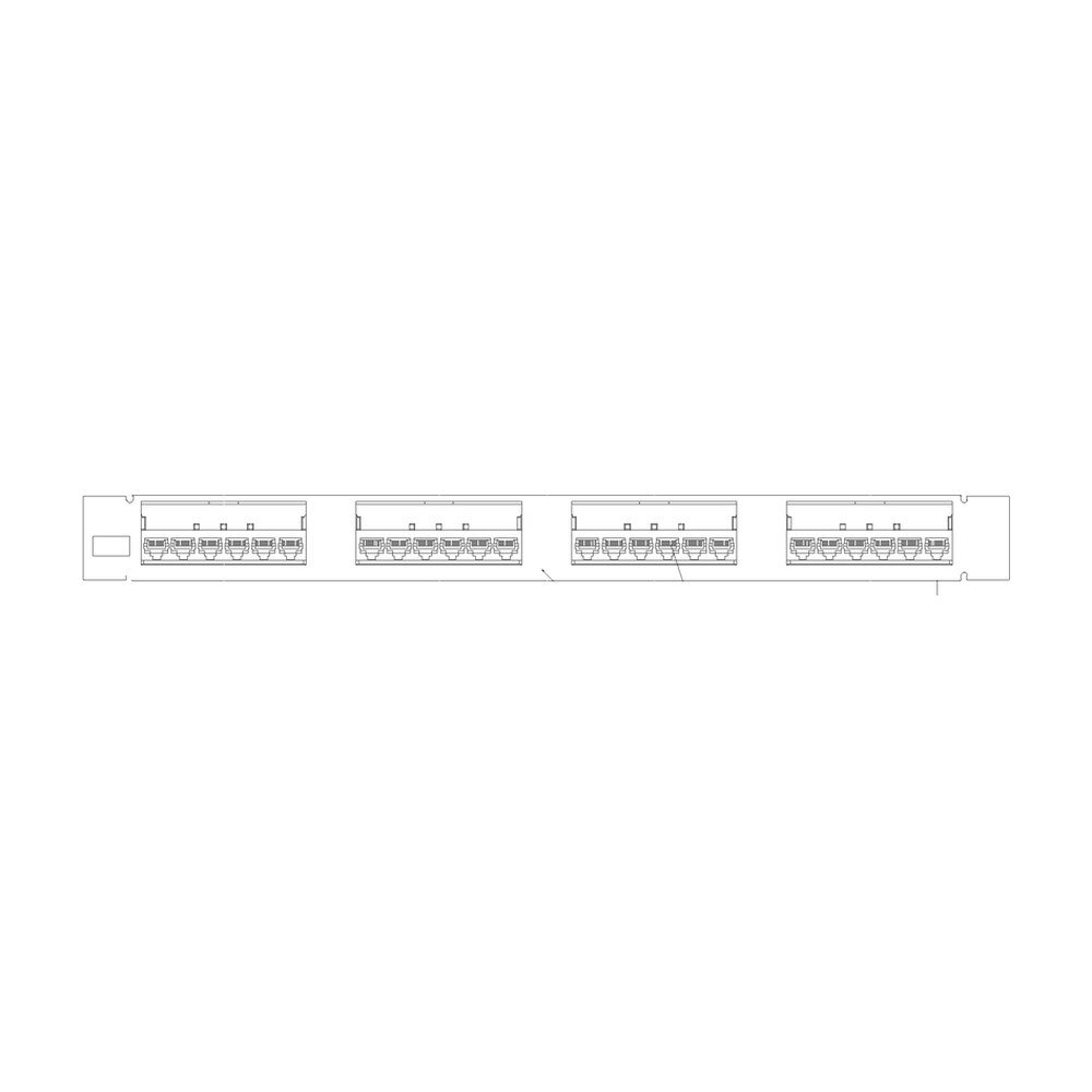MR-NET-43-A 24 Port Patch Panel
