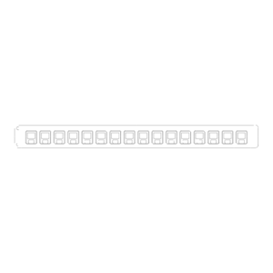 MR-NET-45 Keystone Patch Panel