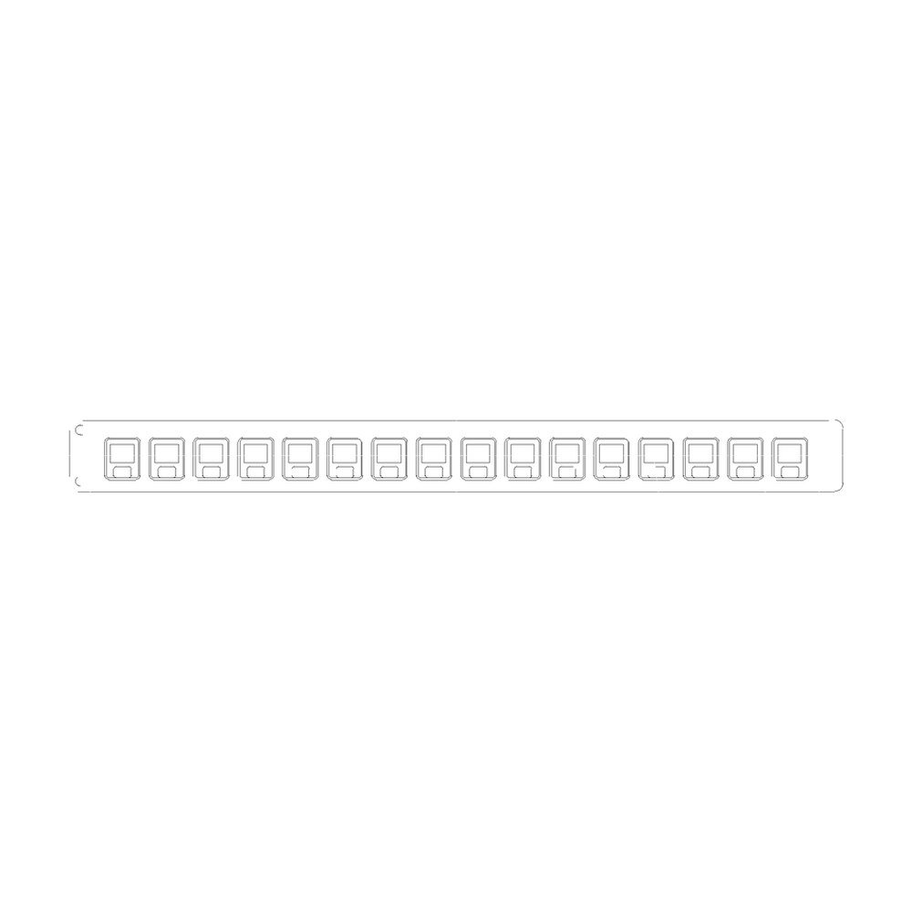 MR-NET-45 Keystone Patch Panel