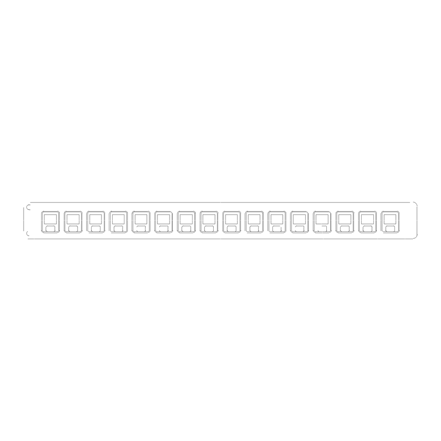 MR-NET-45 Keystone Patch Panel