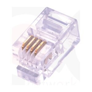 MR-PG-5004 - UTP 4P4C Plug Spec:2 Fork, 1.00mm Bore Diameter