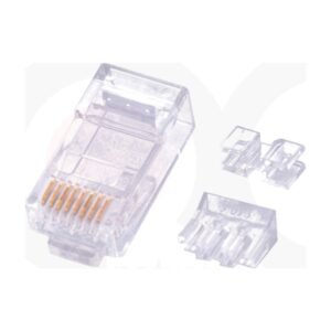 MR-PG-5005 - CAT6 UTP 8P8C Plug Spec:3Fork, 1.10mm Bore Diameter