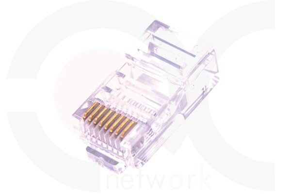 MR-PG-5006 — CAT6 UTP 8P8C Plug Spec:3Fork, 1.10mm Bore Diameter