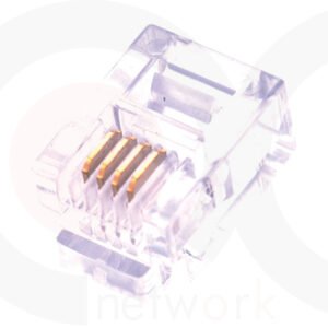 MR-PG-5009 - UTP 6P4C Plug Spec:2Fork, 1.00mm Bore Diameter
