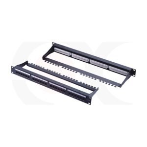 MR-PP-3004 - 19 Inch 1U 24 Ports UTP Patch Panel With Cable Manager