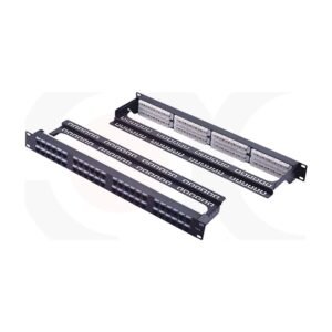MR-PP-3006 - 19 Inch 1U 48 Ports UTP Patch Panel With Cable Manager