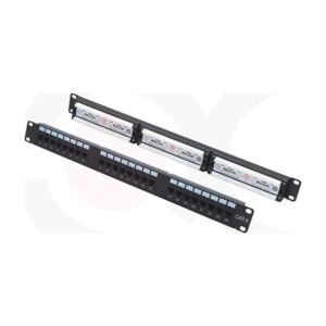 MR-PP-3007 - 19 Inch 1U 24 Ports UTP Patch Panel With Led