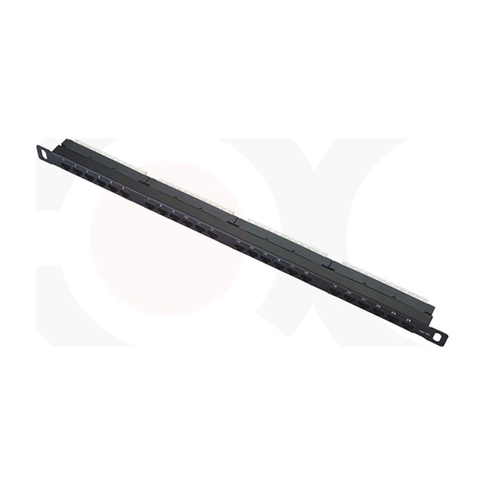 MR-PP-3012 — 19 Inch 0.5U 24 Ports UTP Patch Panel